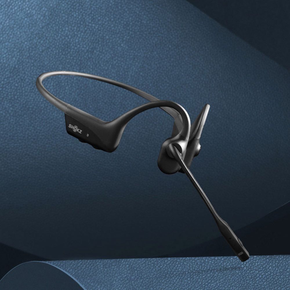 SHOKZ OpenComm 2 Type-C C120 Bluetooth Bone Conduction Headset Black [OPENCOMM2 C120(BLK) Wireless Earphones] 디테일