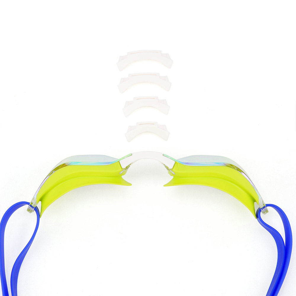 SWANS Valkyrie Premium Antifog Mirrored Goggles  Aqua Coral Orange [MSR-012M AB(COR) World Aquatics Approved] 디테일