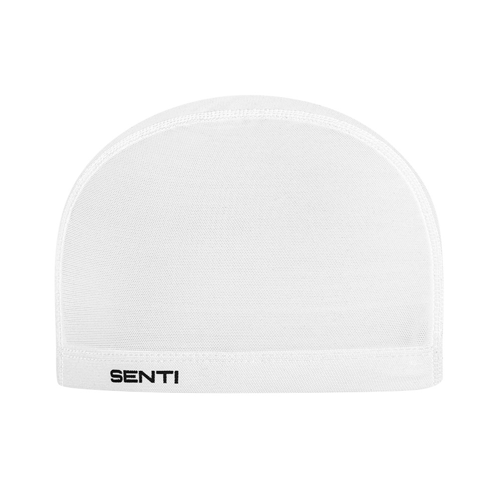 SENTI Solid Mesh Swim Cap White [SC-M502] 디테일