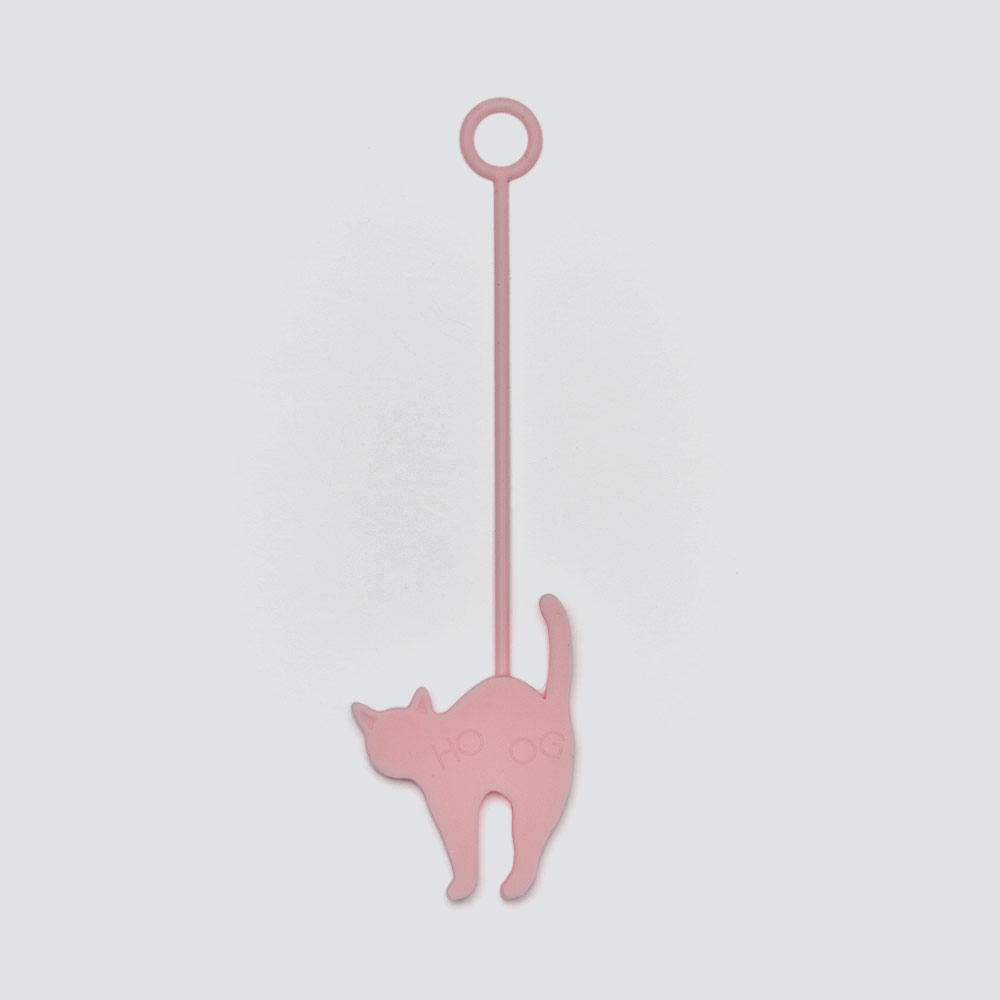 HOOG Cat Charm keyring Pink [HKR052] 상품컷