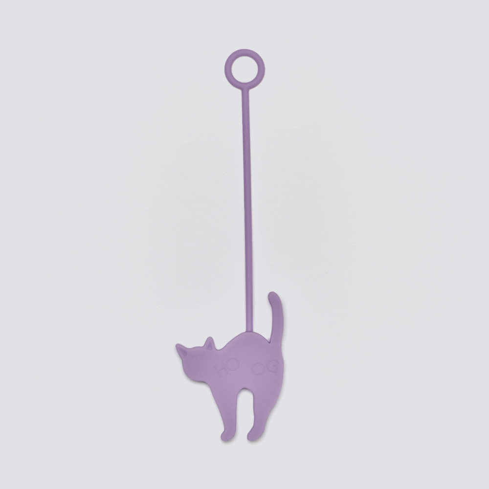HOOG Cat Charm keyring Lilac [HKR054]