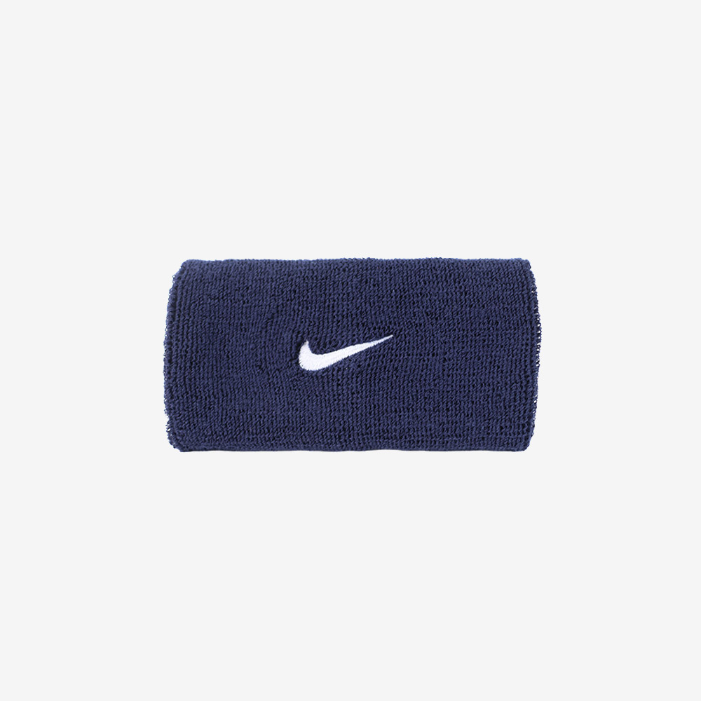 NIKE Swoosh Classic Doublewide Wristband Navy [II5119-463] 디테일