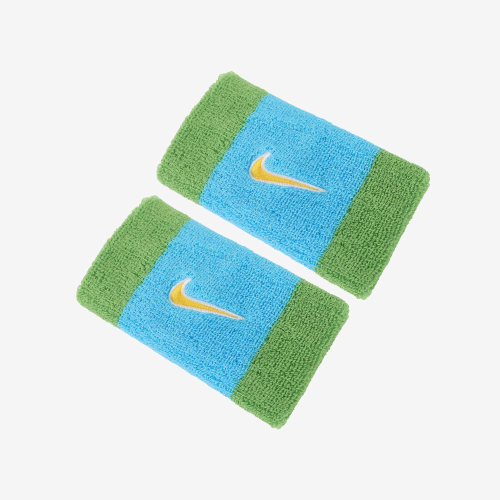 NIKE Swoosh Classic Doublewide Wristband Green Sky [II5119-488]