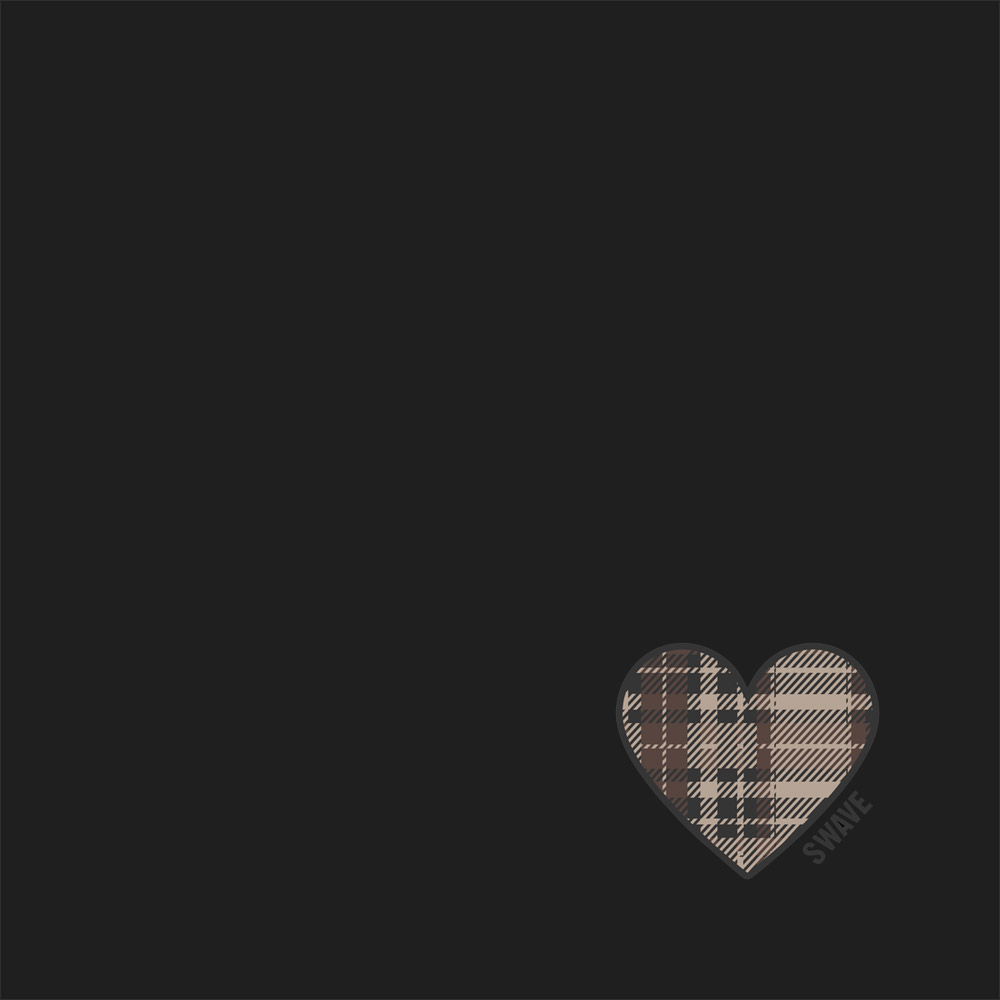SWAVE Check Heart Silicone Swim Cap Black [SF3USC006] 디테일