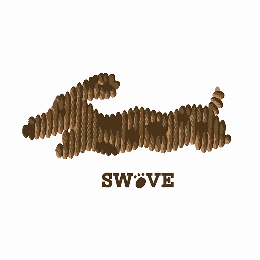 SWAVE Sausage Puppy シリコン スイムキャップ ホワイト [SF3USC012 水泳帽] 디테일