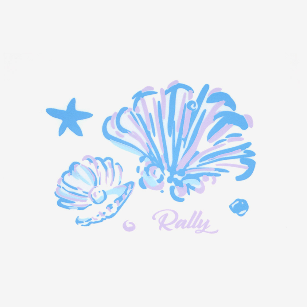 RALLY Shell Silicone Swim Cap Blue [QRUC303(BLU)] 디테일