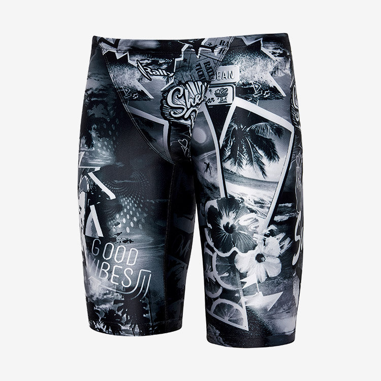 RALLY Mono Beach Jammer Swimsuit Black [QSMH213 Men's] 상품컷