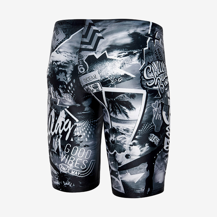 RALLY Mono Beach Jammer Swimsuit Black [QSMH213 Men's] 디테일