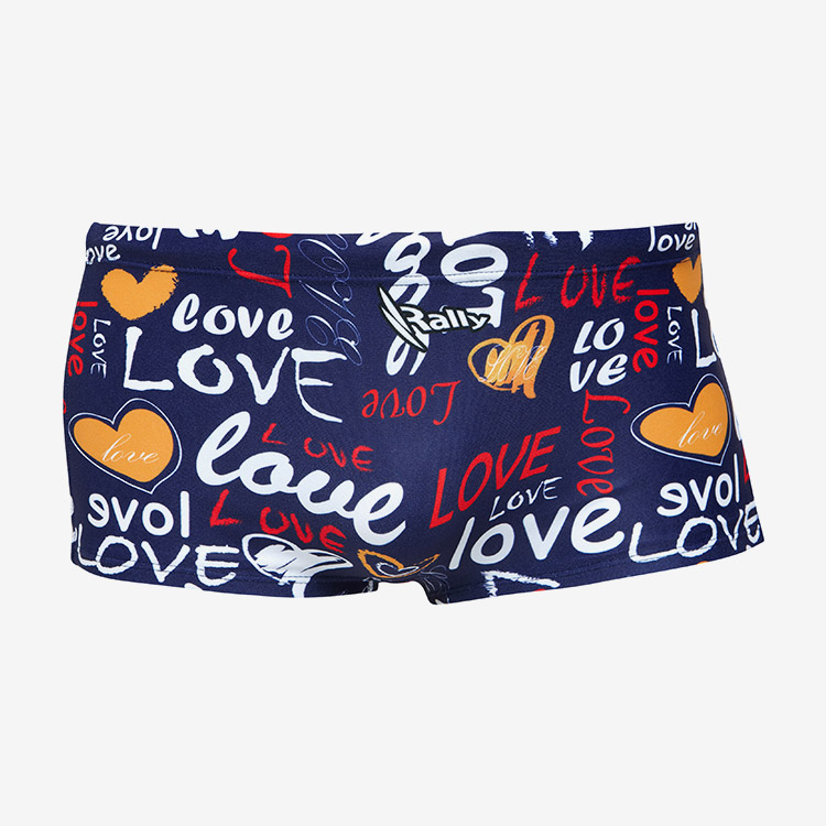 RALLY Love Square Leg Swimsuit Navy [QSMR222 Men's] 상품컷