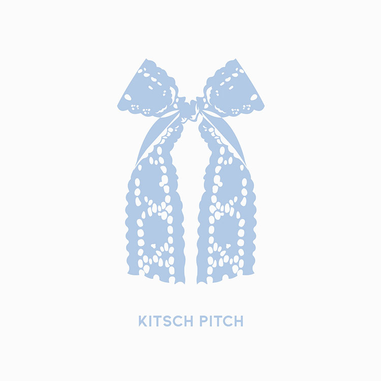 KITSCH PITCH Punching Ribbon Silicone Swim Cap White [KF4USC001] 디테일