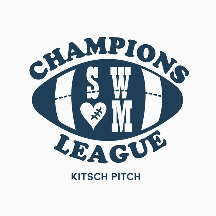 KITSCH PITCH Kitsch Love Rugby シリコン スイムキャップ ネイビー [KF4USC008 水泳帽] 디테일