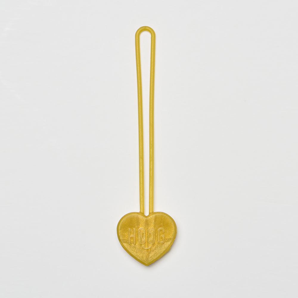 HOOG Heart Charm keyring Mustard [HKR066]
