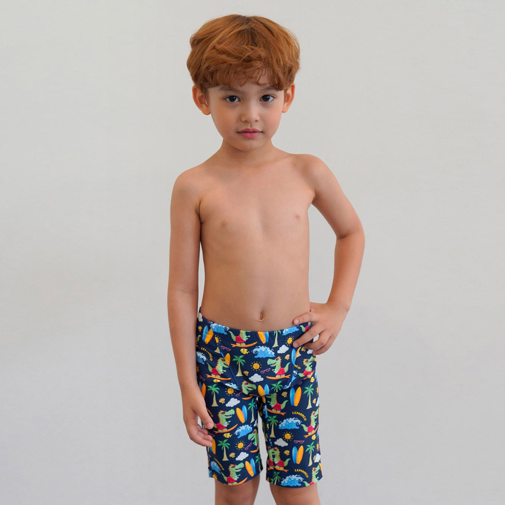 LEMANGO Kids Suppo Jammer Swimsuit Deep Indigo [LSBJM26305623 Boys] 상품컷