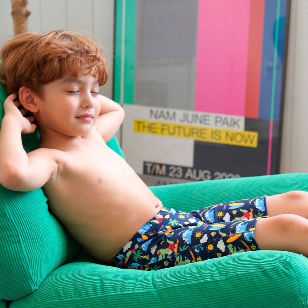 LEMANGO Kids Suppo Jammer Swimsuit Deep Indigo [LSBJM26305623 Boys] 디테일