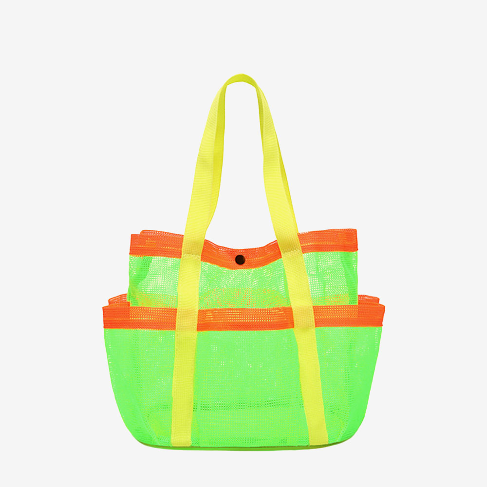 STM TAPONY Multi Pocket Mesh Bag Fluorescent [Swim Bag] 상품컷