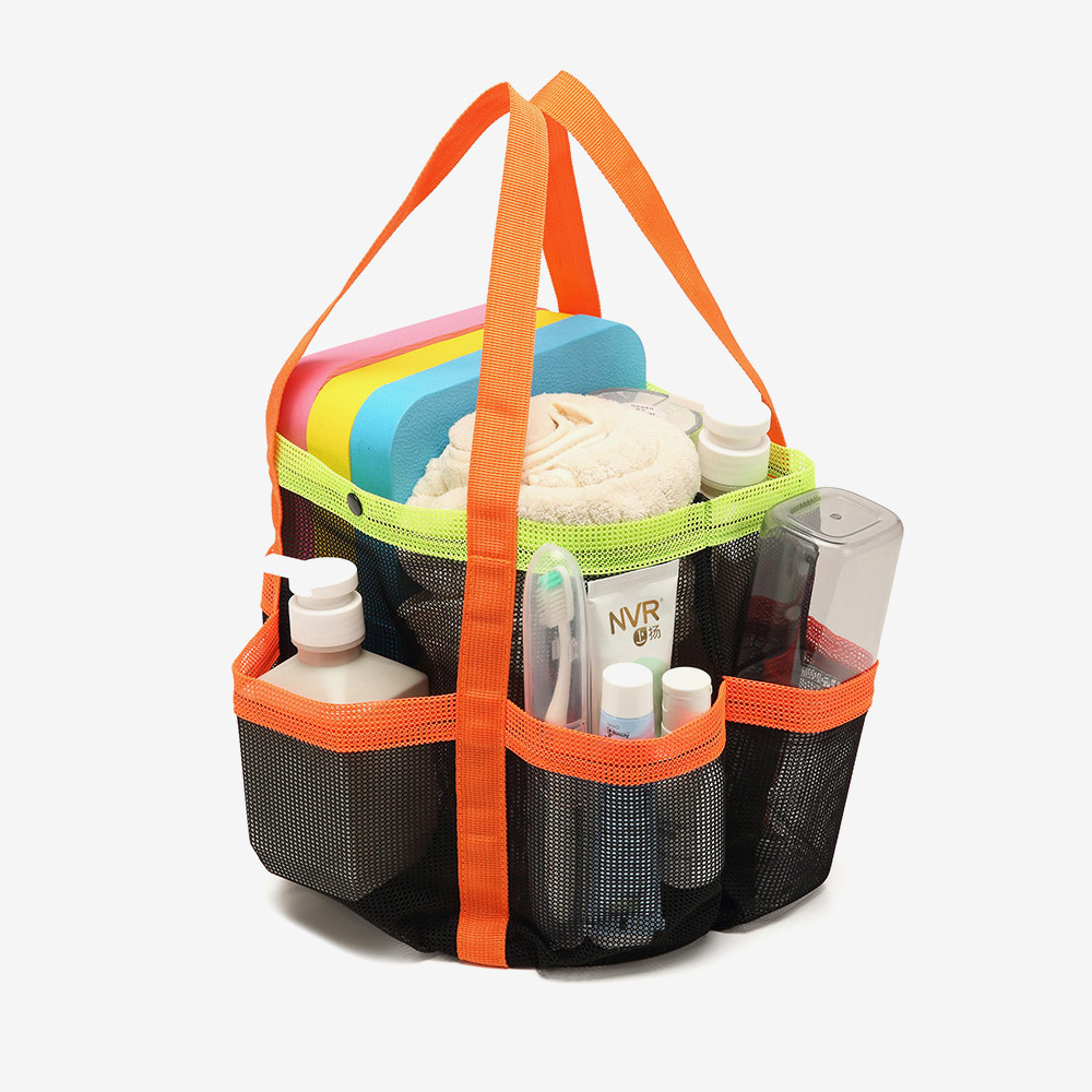 STM TAPONY Multi Pocket Mesh Bag Fluorescent [Swim Bag] 디테일