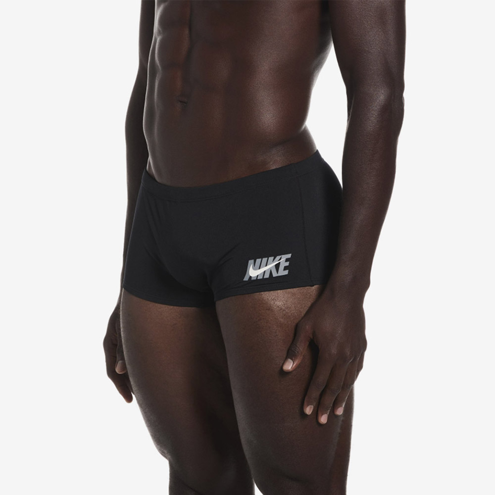 NIKE SWIM Origins For Men Overlap Square Leg Swimsuit Black [NESSG032-001 Men's] 상품컷