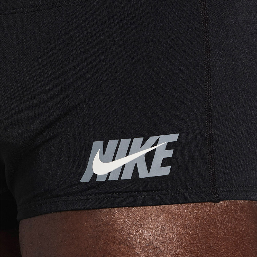 NIKE SWIM Origins For Men Overlap Square Leg Swimsuit Black [NESSG032-001 Men's] 디테일