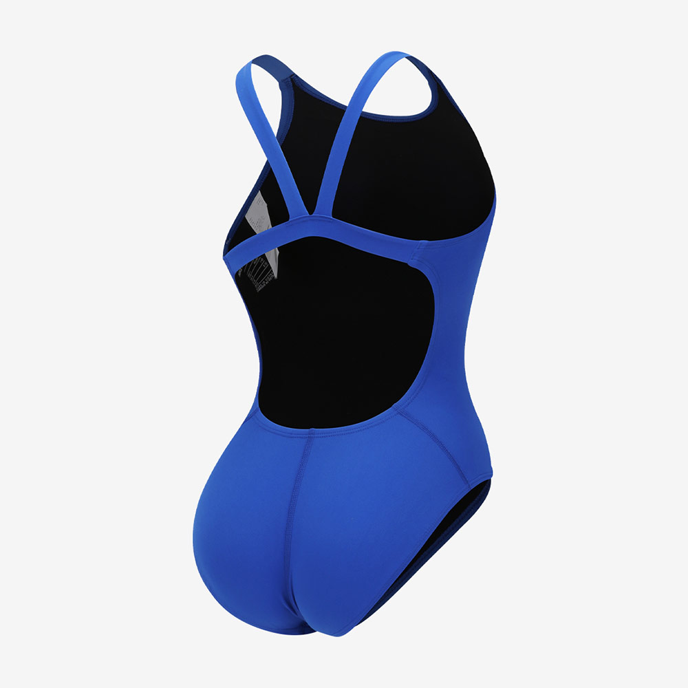Poly Solid Fast Back Swimsuit Game Royal