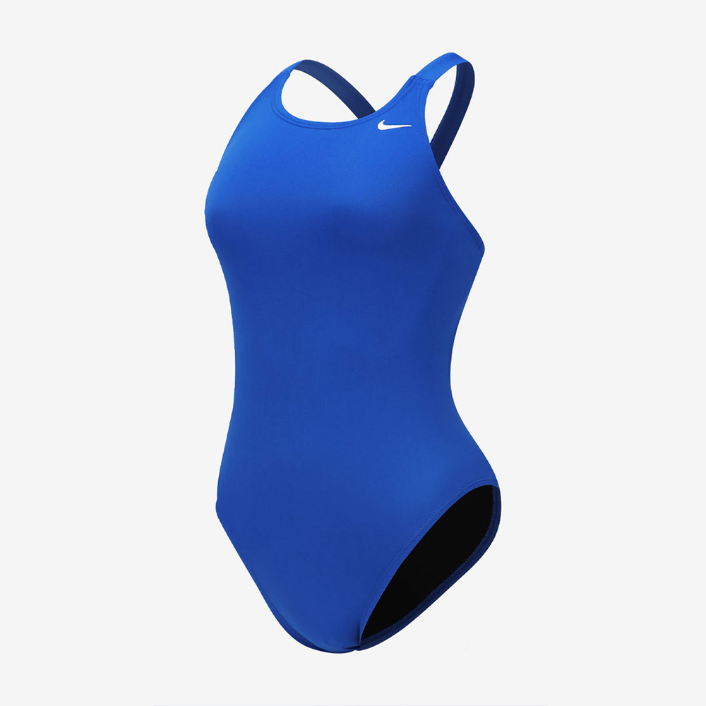Poly Solid Fast Back Swimsuit Game Royal