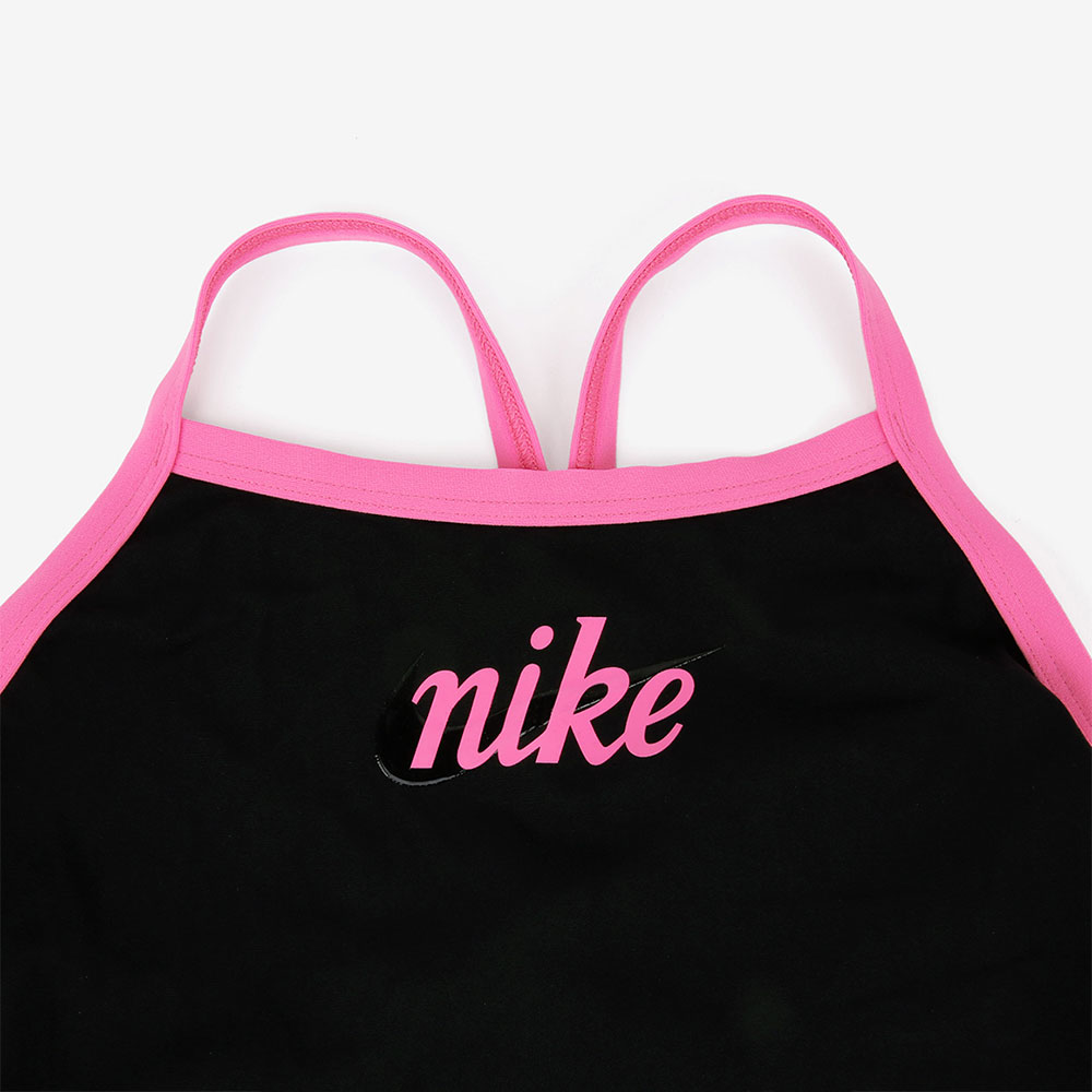 NIKE SWIM Origins Shadow Swoosh Racer Back Swimsuit Black [NESSG033-001 Women's] 디테일