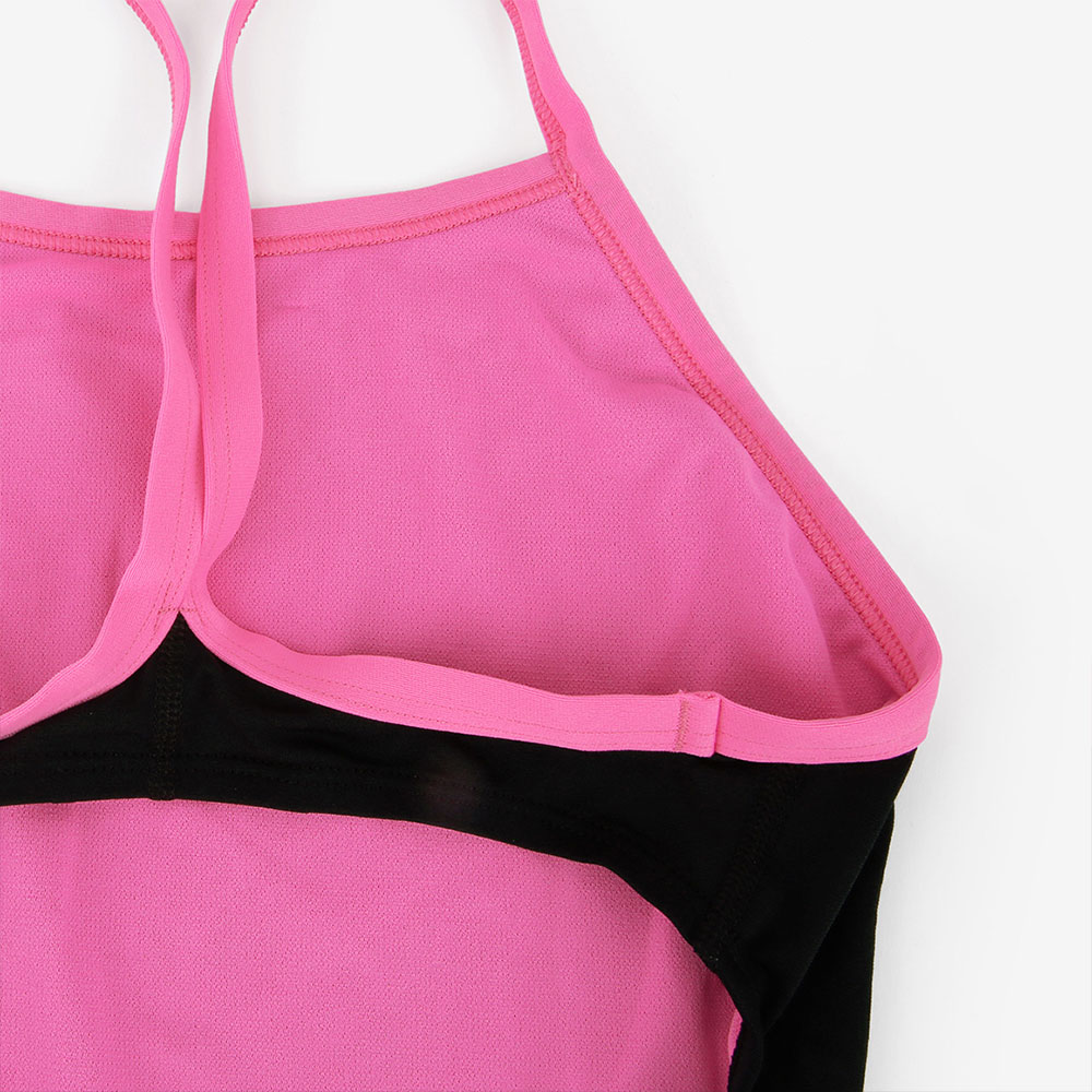 NIKE SWIM Origins Shadow Swoosh Racer Back Swimsuit Black [NESSG033-001 Women's] 디테일