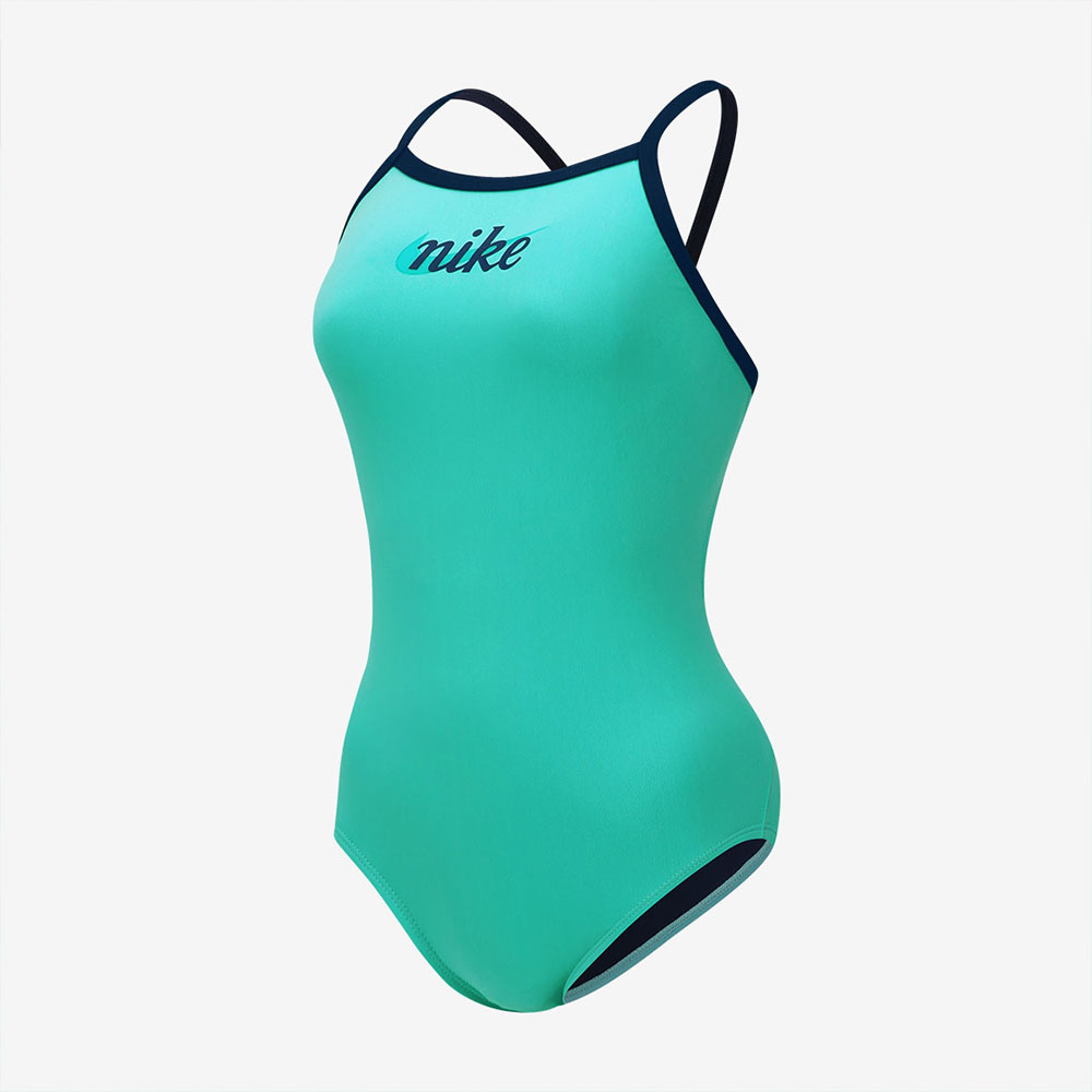 NIKE SWIM Origins Shadow Swoosh Racer Back Swimsuit Bleached Turk [NESSG033-468 Women's] 디테일