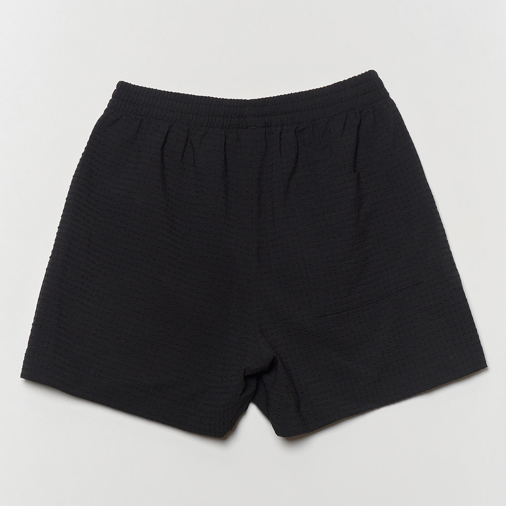 HOOG Funnyberry Funnyside Seersucker Women's Shorts Black [AWB0083 Women's Beachwear] 디테일