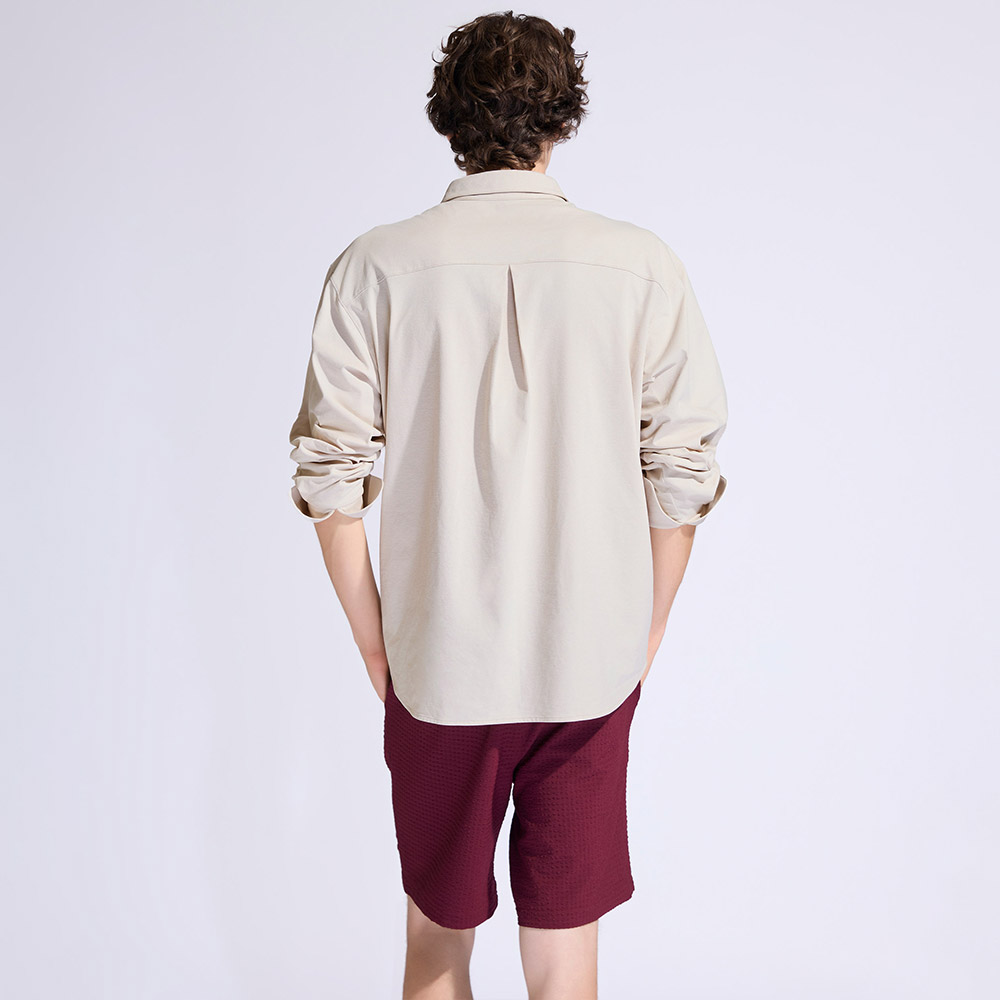 HOOG Funnyberry Funnyside Seersucker Shorts ワイン [AMB0014 メンズ ビーチウエア] 디테일