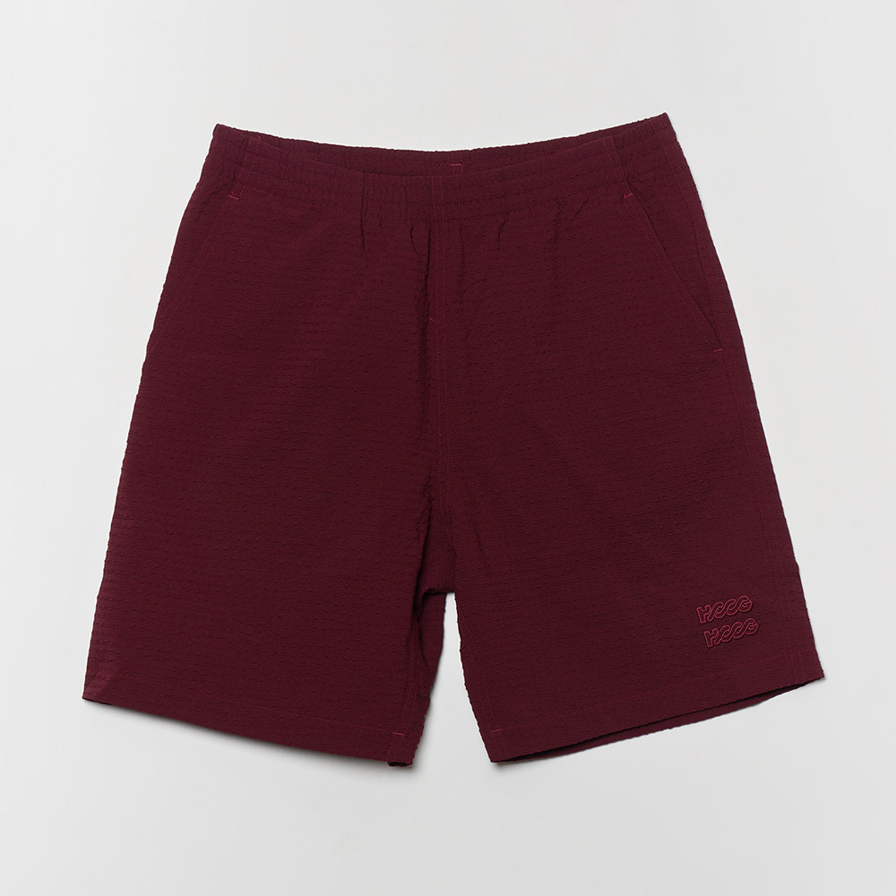 HOOG Funnyberry Funnyside Seersucker Shorts ワイン [AMB0014 メンズ ビーチウエア] 디테일