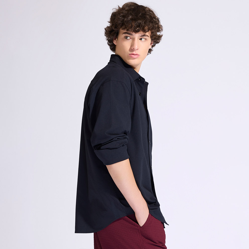 HOOG Funnyberry Funnyside Daily Rashguard Men's Long Sleeve Shirt Black [AMT0012 Men's Beachwear] 디테일