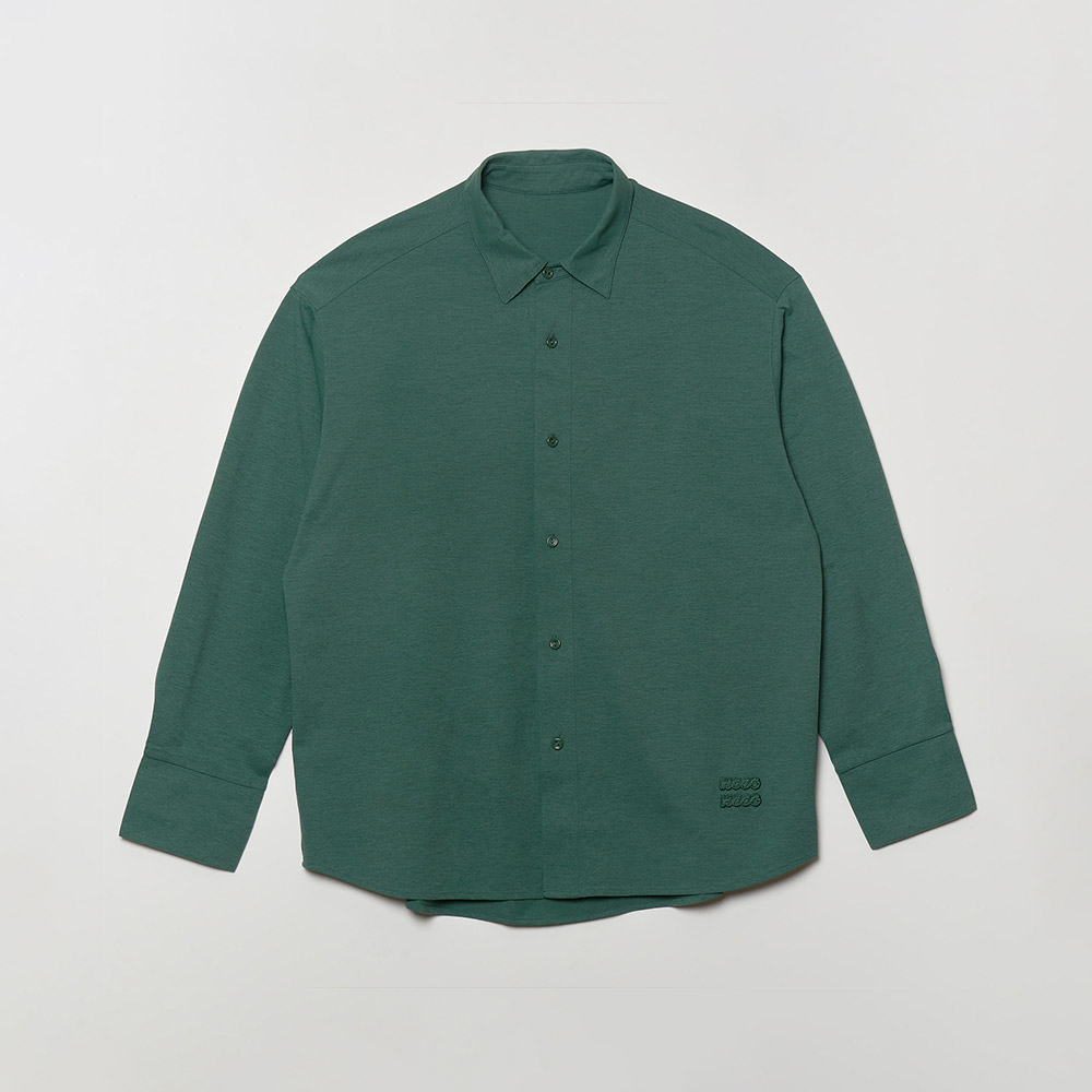 HOOG Funnyberry Funnyside Daily Rashguard Men's Long Sleeve Shirt Khaki [AMT0010 Men's Beachwear] 디테일