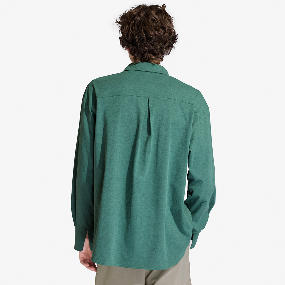 HOOG Funnyberry Funnyside Daily Rashguard Men's Long Sleeve Shirt Khaki [AMT0010 Men's Beachwear] 디테일