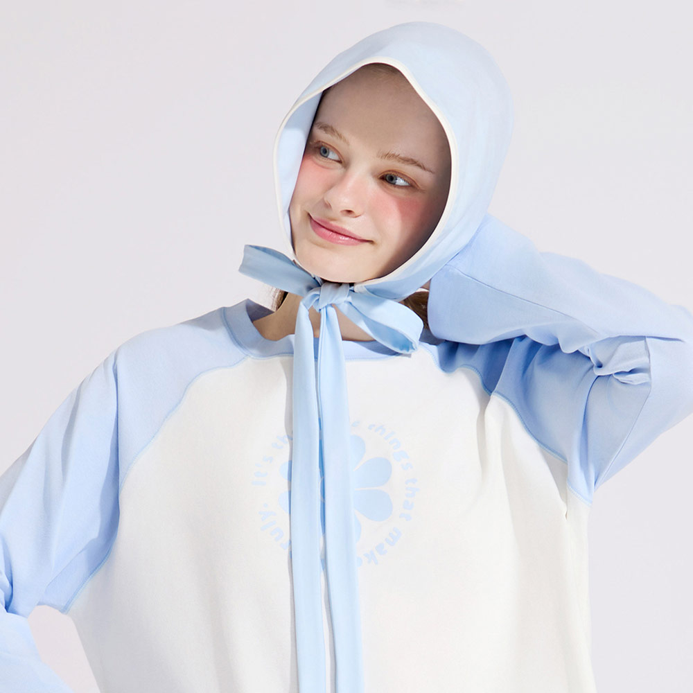 HOOG Funnyberry Funnyside Bella ファブリックキャップ ベイビーブルー [AWC0090 水泳帽] 디테일