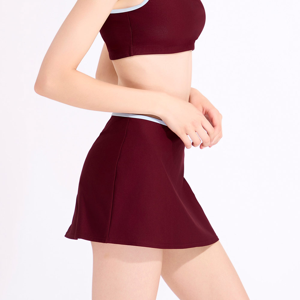 HOOG Funnyberry Funnyside Cover-Up Skirt オールドバーガンディ [AWB0062 レディース ビーチウエア] 디테일
