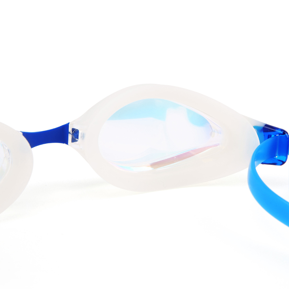 VIEW L Flexible Fit Swipe Antifog Mirrored Goggles Clear Brown [V240ASAM(CBR) World Aquatics Approved Tech Suit] 디테일