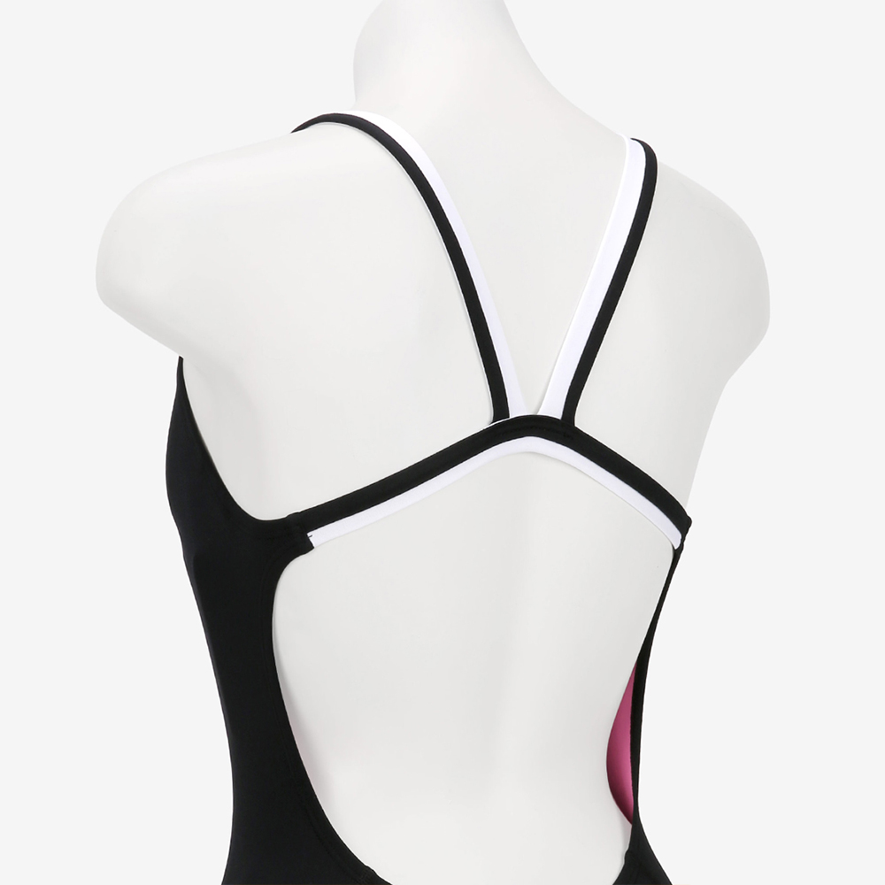 NIKE SWIM Bloom Wish Fast Back Swimsuit Black [NESSG026-001 Women's] 디테일