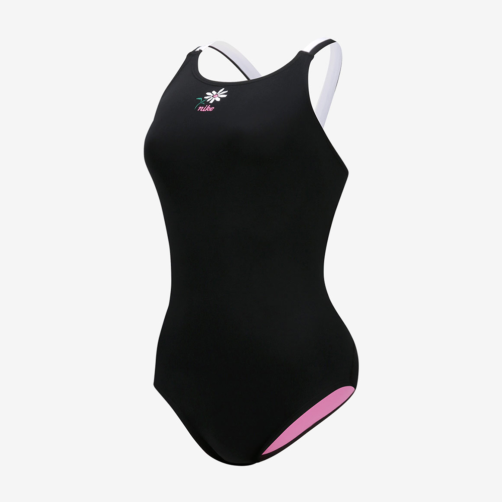 Bloom Wish Fast Back Swimsuit Black