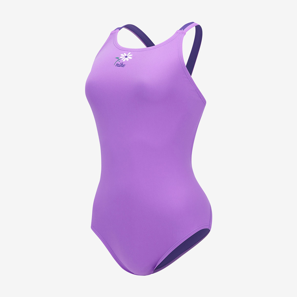 Bloom Wish Fast Back Swimsuit Bright Violet