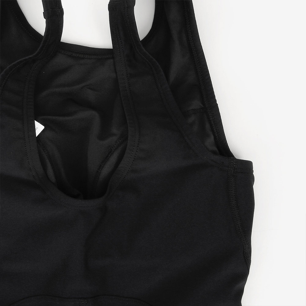 NIKE SWIM Answer High Neck Insert Bra Half Body U-Back Swimsuit Black [NESSF057-001] 디테일