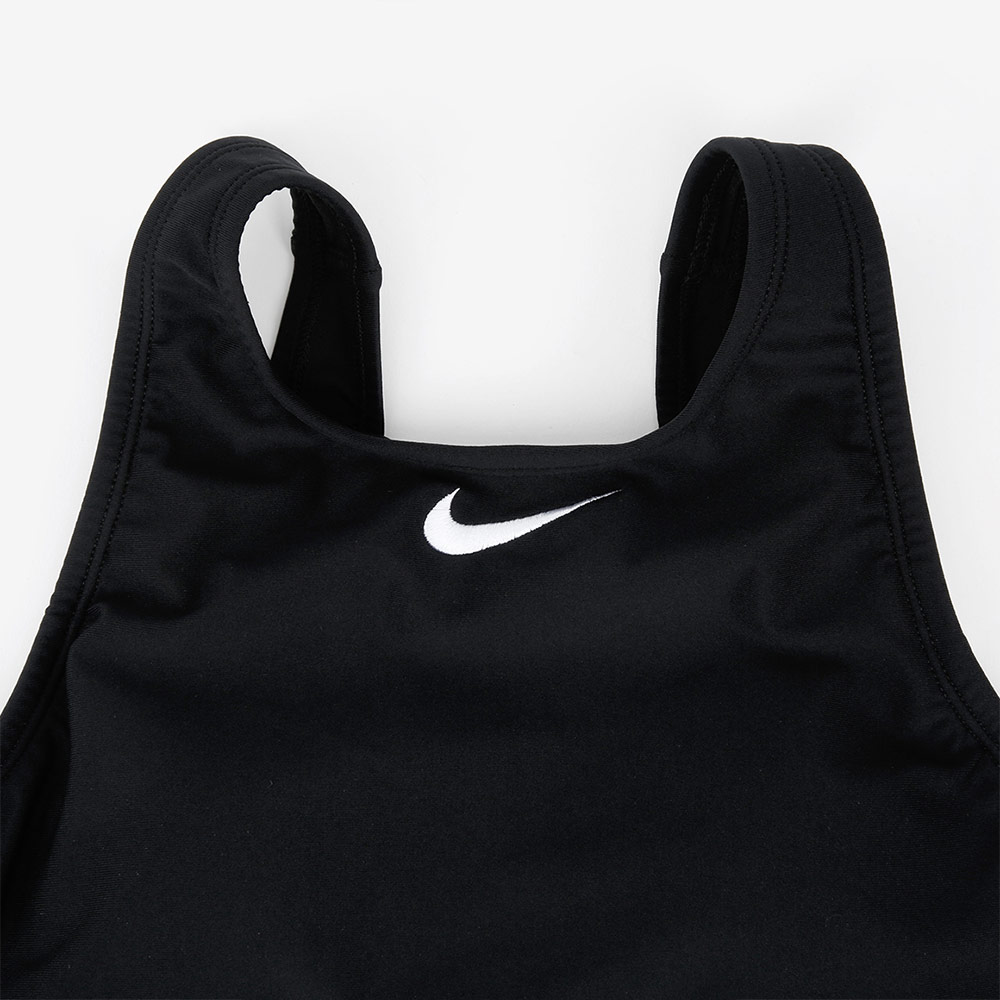 NIKE SWIM Answer High Neck Insert Bra Half Body U-Back Swimsuit Black [NESSF057-001] 디테일