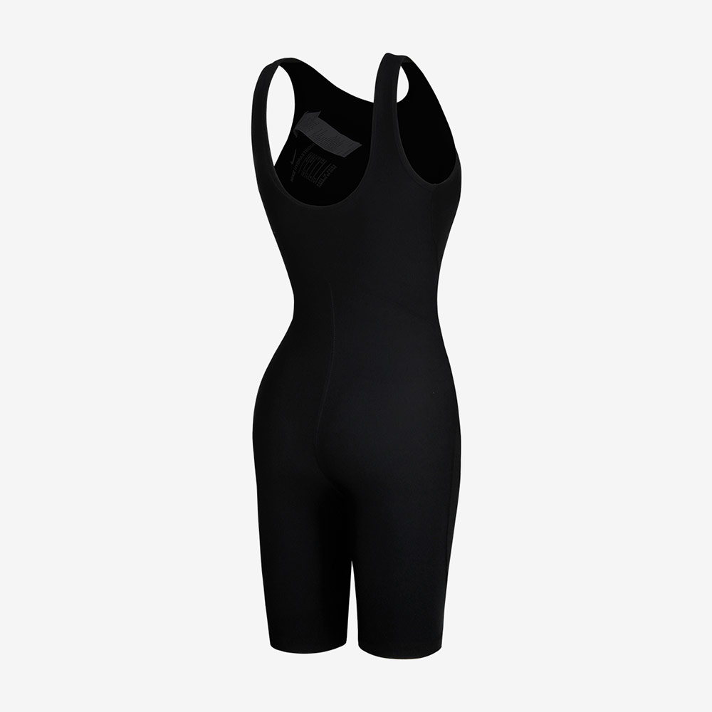 NIKE SWIM Answer High Neck Insert Bra Half Body U-Back Swimsuit Black [NESSF057-001] 디테일