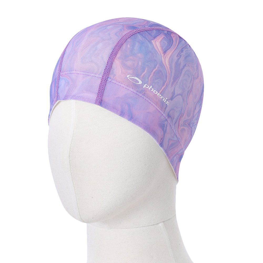 PHOENIX Marvel Mesh Swim Cap Purple [PCM-02-MARVEL(PPL)] 디테일