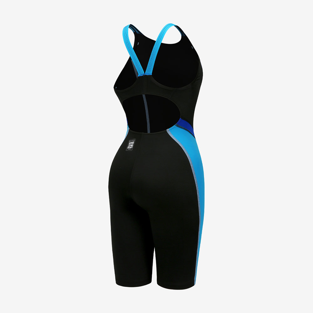 MIZUNO GX Sonic Stream Two-Tone reply race Open Back Swimsuit Black Blue [N2MGC72592 FINA Women's ] 디테일