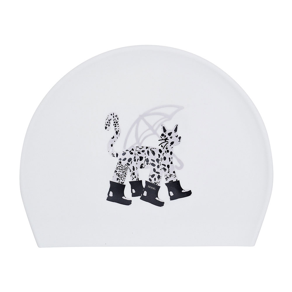 HOOG Raincat Silicone Swim Cap white [SSC812] 상품컷