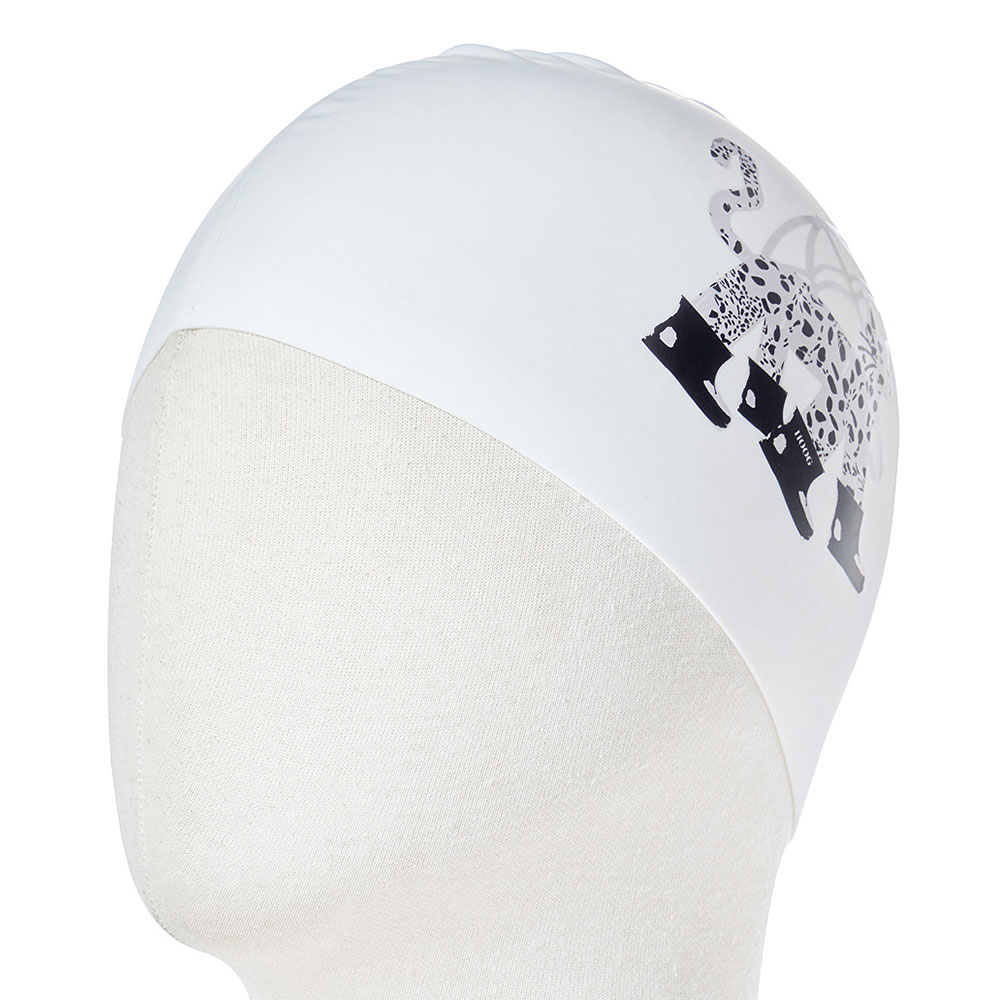 HOOG Raincat Silicone Swim Cap white [SSC812] 디테일