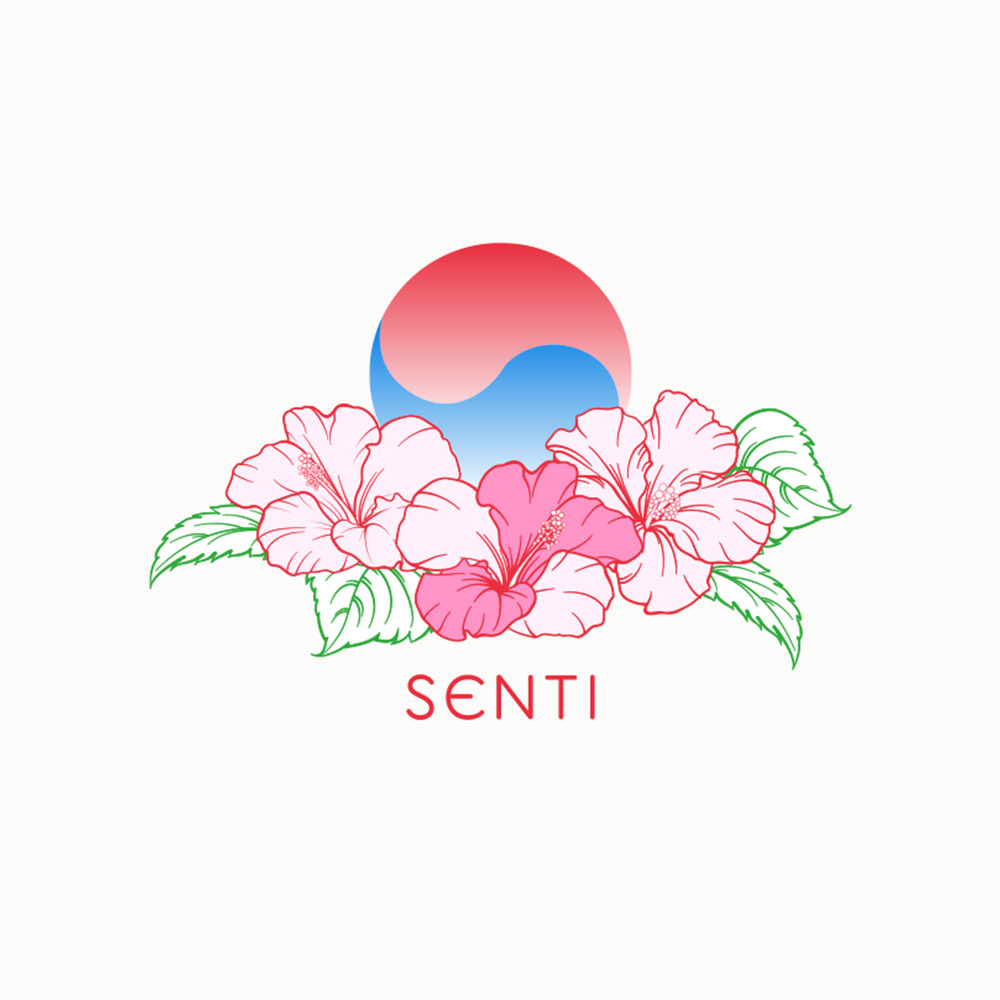 SENTI Bloom korea Silicone Swim Cap white [SC-2608] 디테일