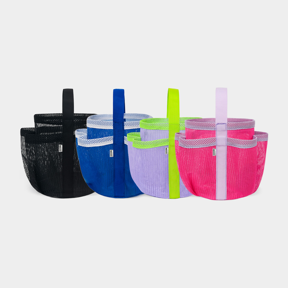 SENTI circle mesh bag Pink lavender [SB-401(PK/LV) Swim bag] 디테일