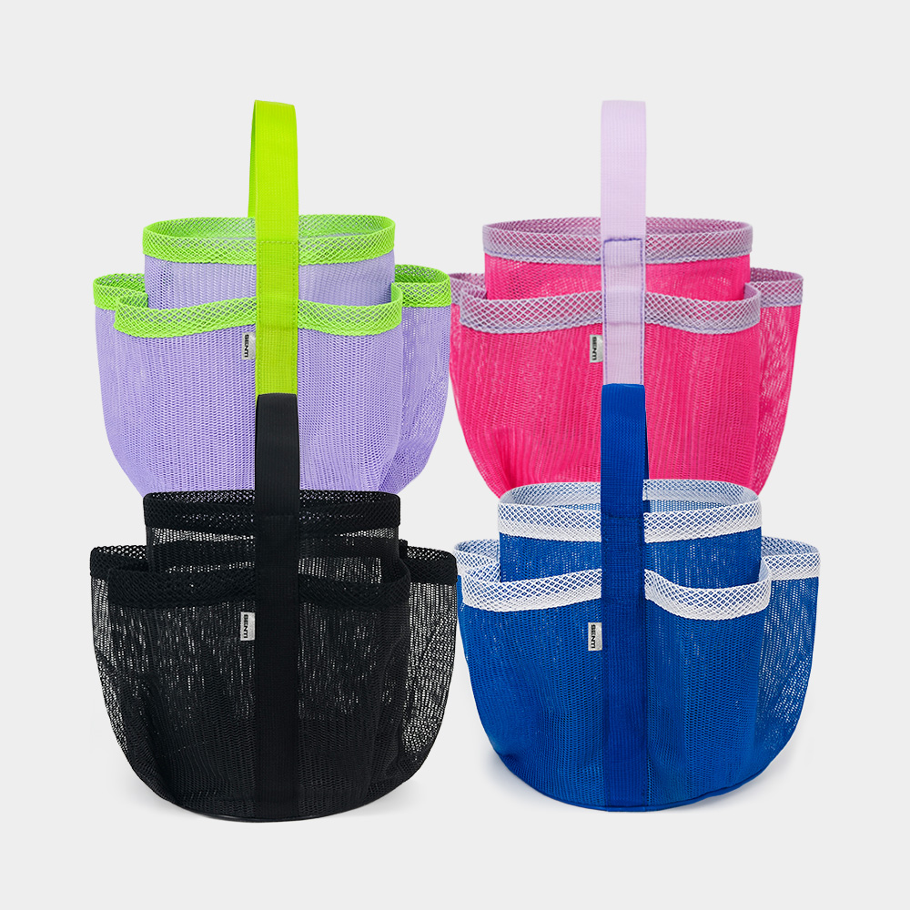SENTI circle mesh bag Pink lavender [SB-401(PK/LV) Swim bag] 디테일