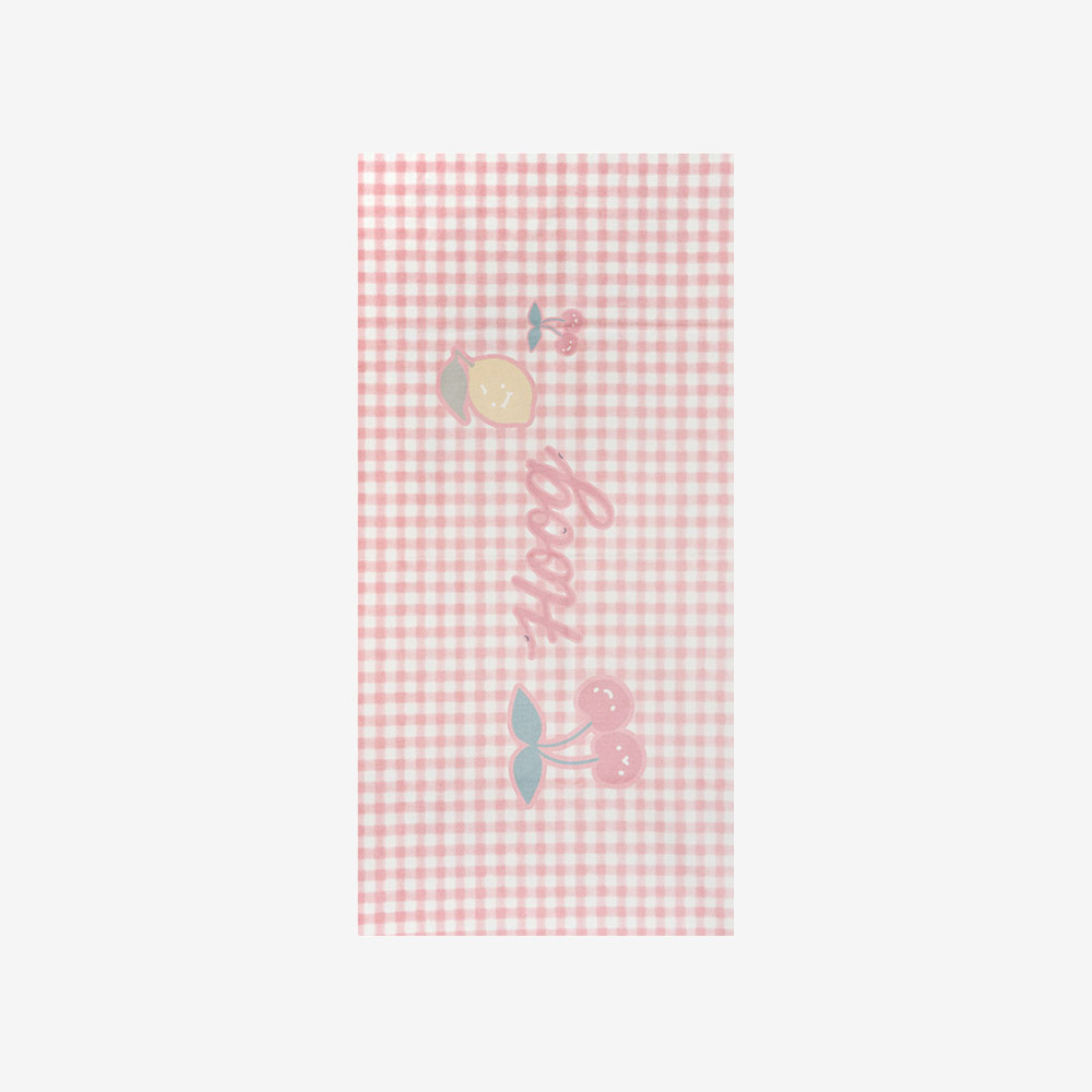 HOOG Secret Garden bath Swim towel Sweet Red [TW126] 디테일